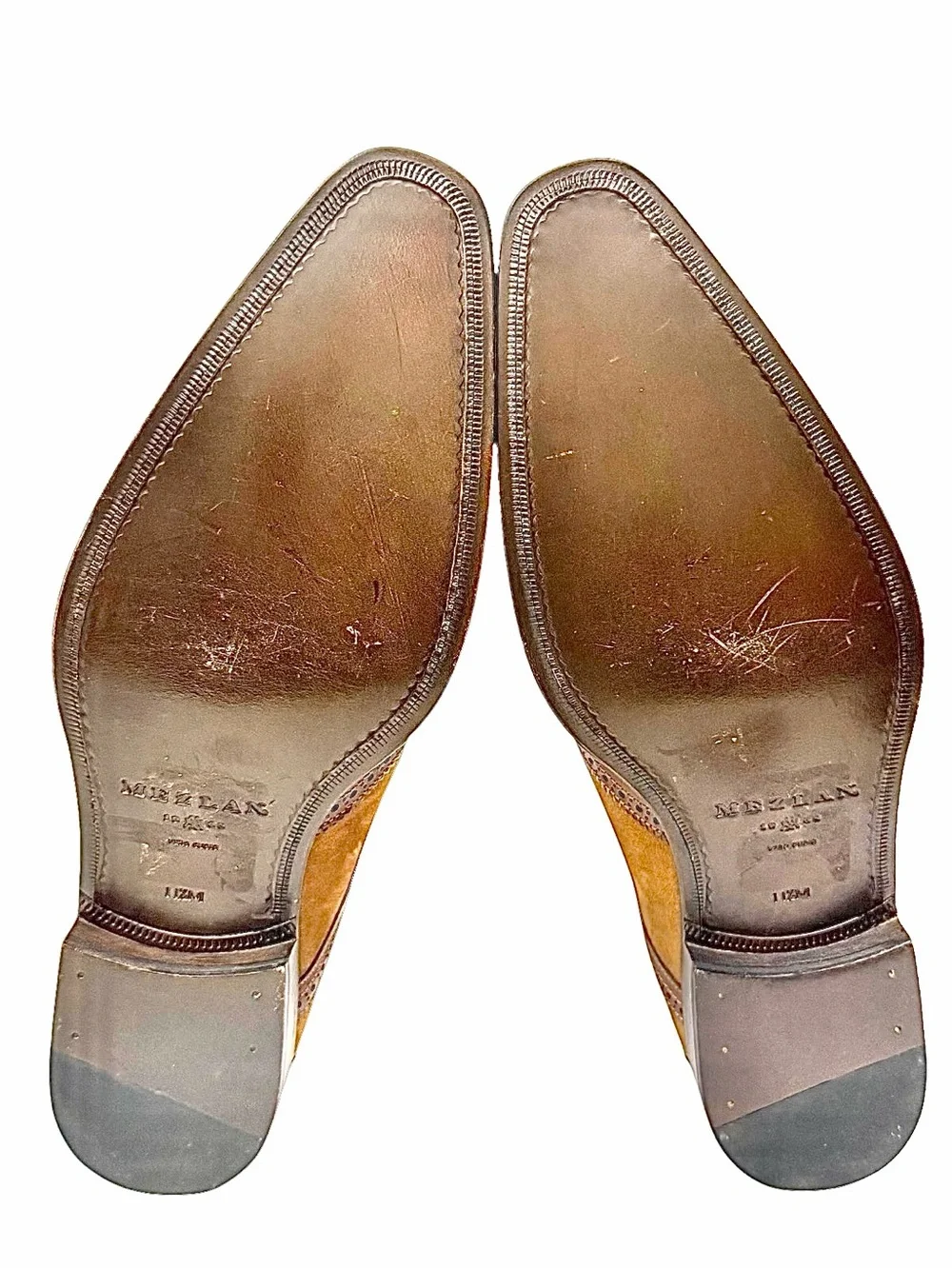 Mezlan Lorens “Joel” Brogue Chukka Boots Men’s Size 11.5 Made in Spain